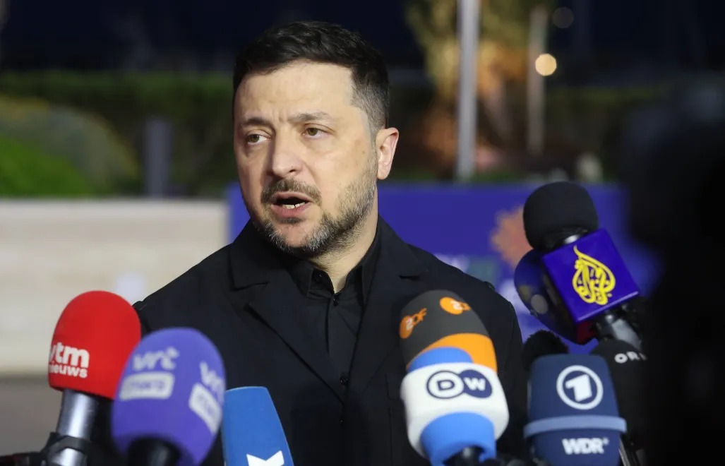 Володимир Зеленський. Fot. PAP/EPA/GEORGE CHRISTOFOROU 