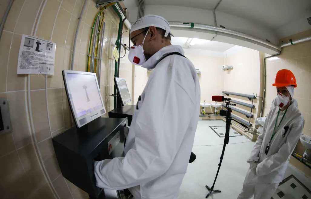 Працівники ЧАЕС. Fot. PAP/Victor Kovalchuk