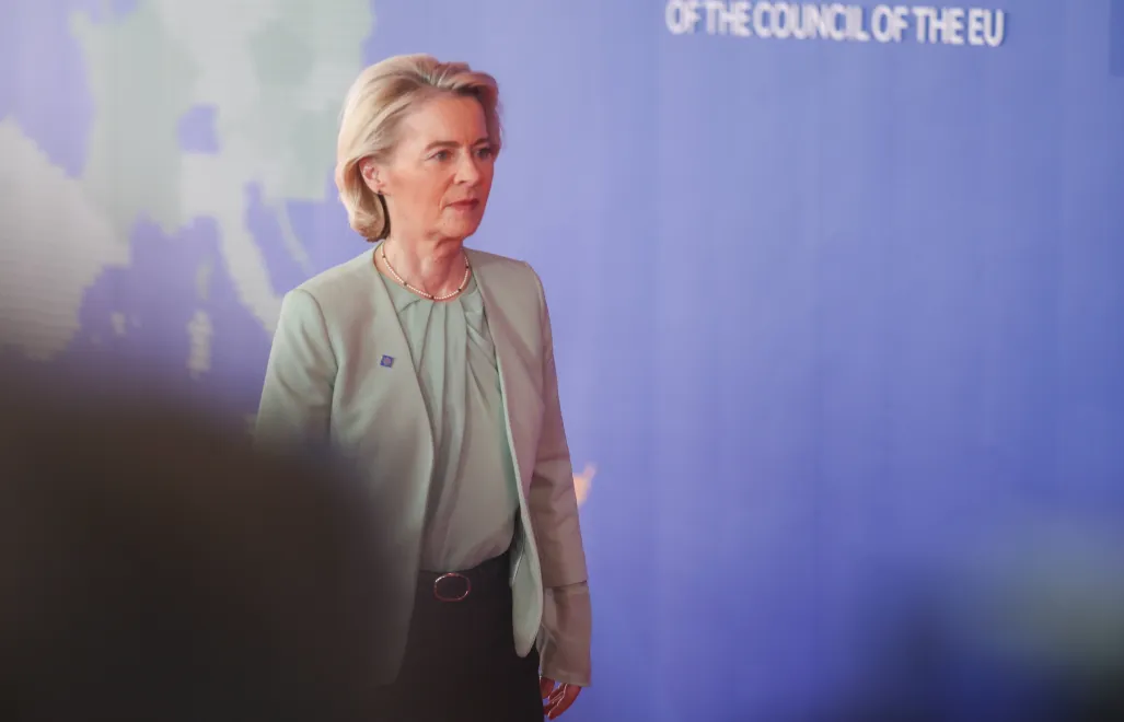 Szefowa Komisji Europejskiej Ursula von der Leyen. Fot. PAP/EPA/GEORGE CHRISTOFOROU