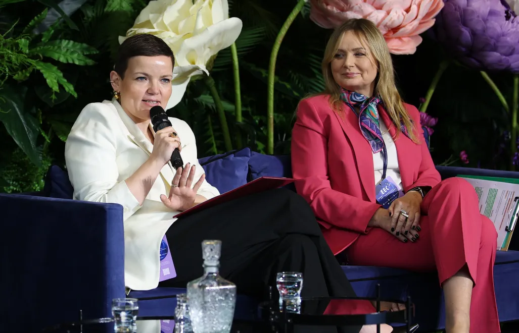 Po lewej Marta Cienkowska, ministra kultury Fot. PAP/Łukasz Gągulski