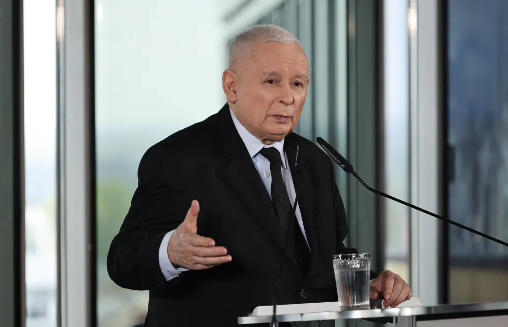 Prezes PiS Jarosław Kaczyński. Fot. PAP/	Albert Zawada