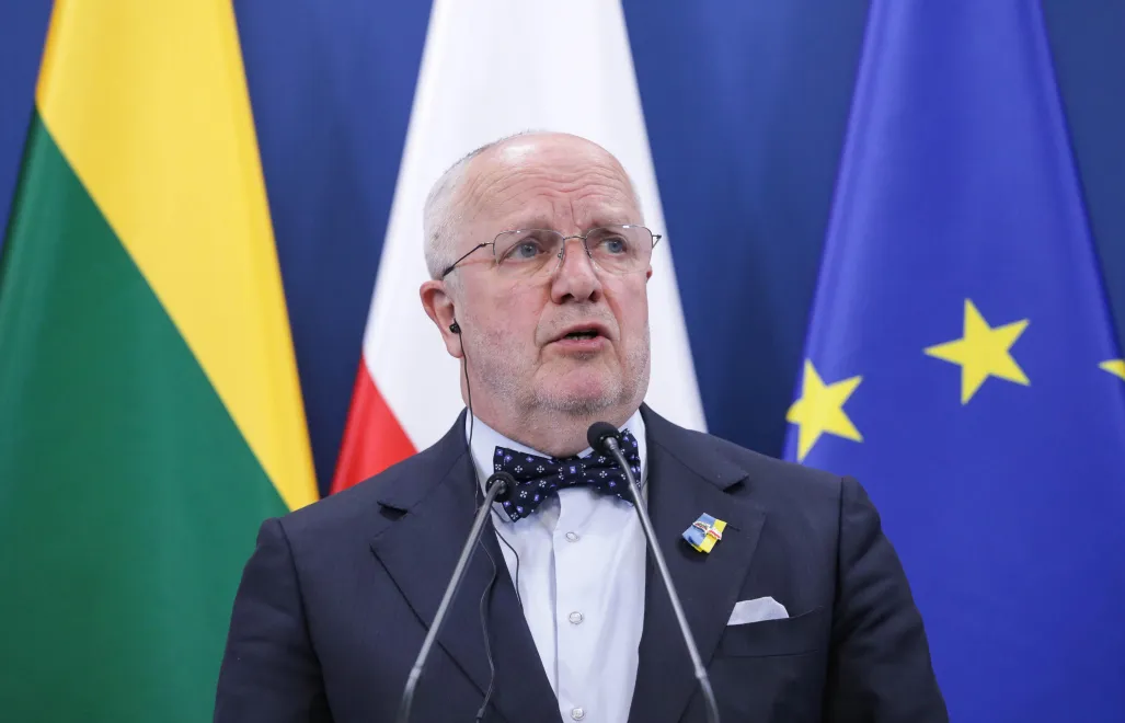 Спікер Сейму Литви Юозас Олекас. Fot. PAP/Tomasz Gzell