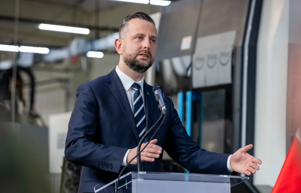 Вице-премьер, глава Минобороны Польши Владислав Косиняк-Камыш. Fot. PAP/Agnieszka Bielecka