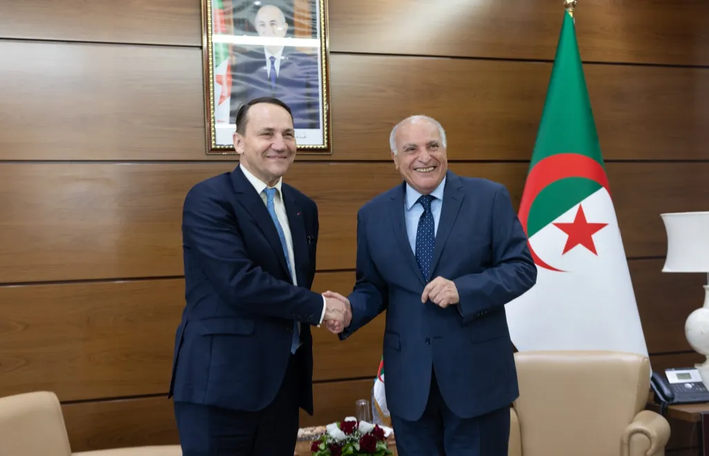 Radosław Sikorski i Ahmed Attaf. Fot. MSZ/Marcin Maniewski