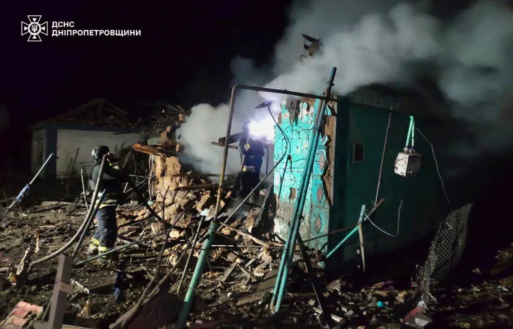 Днепропетровская область Украины. После российских атак. Fot. Facebook/ДСНС України