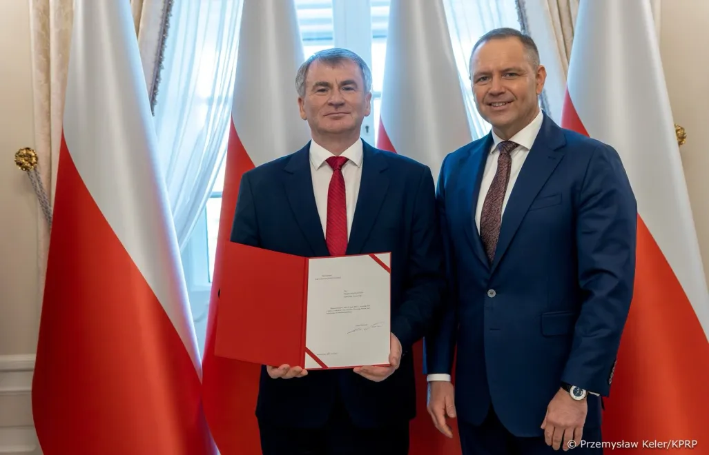 Prezydent Karol Nawrocki powołał sędziego Zbigniewa Kapińskiego na nowego I prezesa Sądu Najwyższego. Fot. X/KPRP