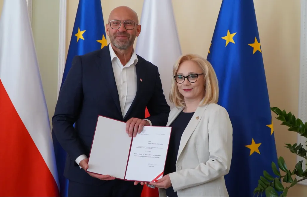 Minister sportu Jakub Rutnicki i nowa wiceministra sportu Żaneta Cwalina-Śliwowska. Fot/X/Ministerstwo Sportu i Turystyki