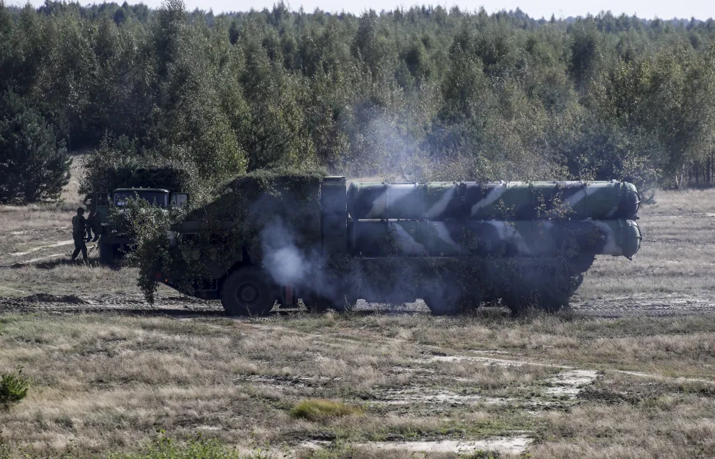 Беларусь. Военные учения. Fot. PAP/EPA/SERGEI GRITS (фотоиллюстрация)