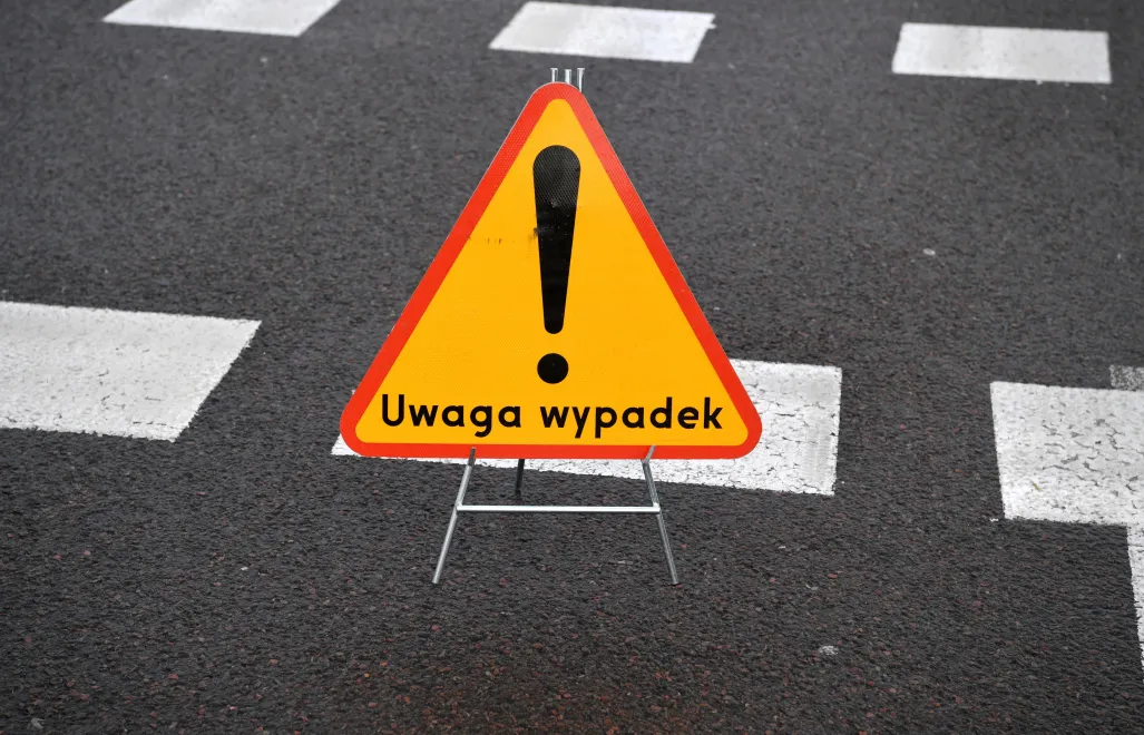 Miejsce wypadku Fot. PAP/Darek Delmanowicz