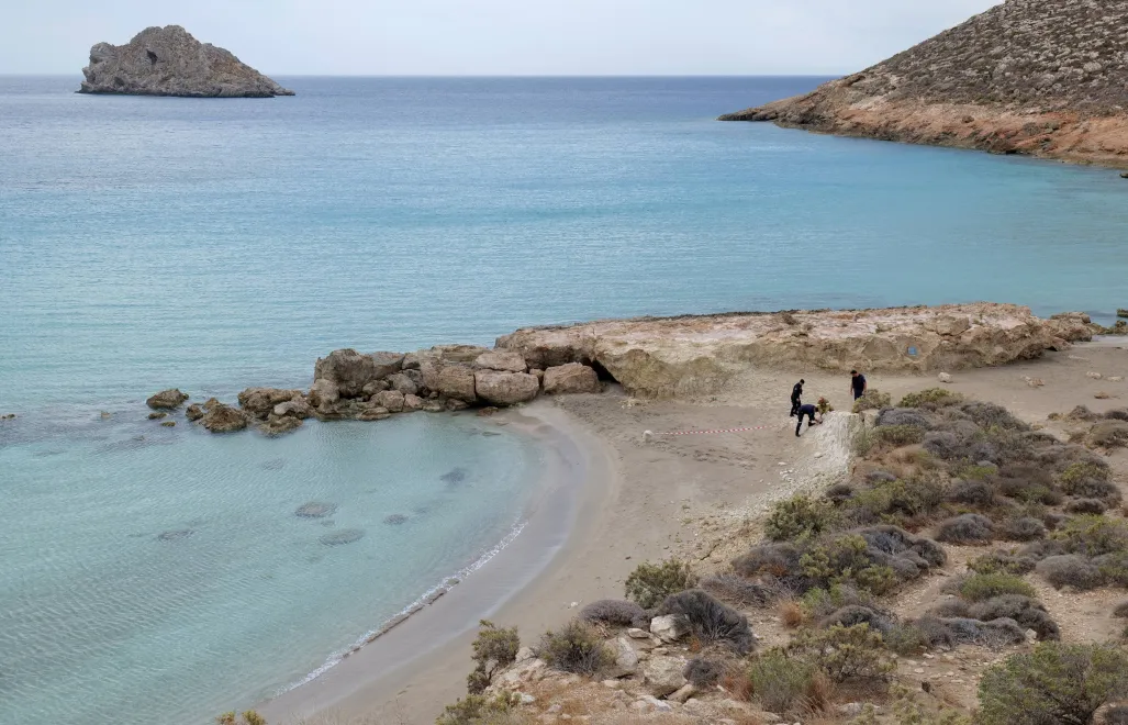 Grecka wyspa, zdjęcie ilustracyjne, fot. PAP/EPA/ANA-MPA/NIKOS CHALKIADAKIS