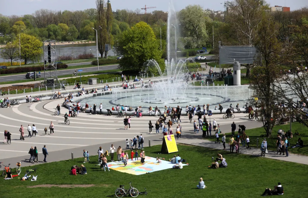  Piknik Europejski, zorganizowany z okazji rocznicy wstąpienia Polski do struktur Unii Europejskiej. Zdj. ilustracyjne. Fot.  PAP/Rafał Guz