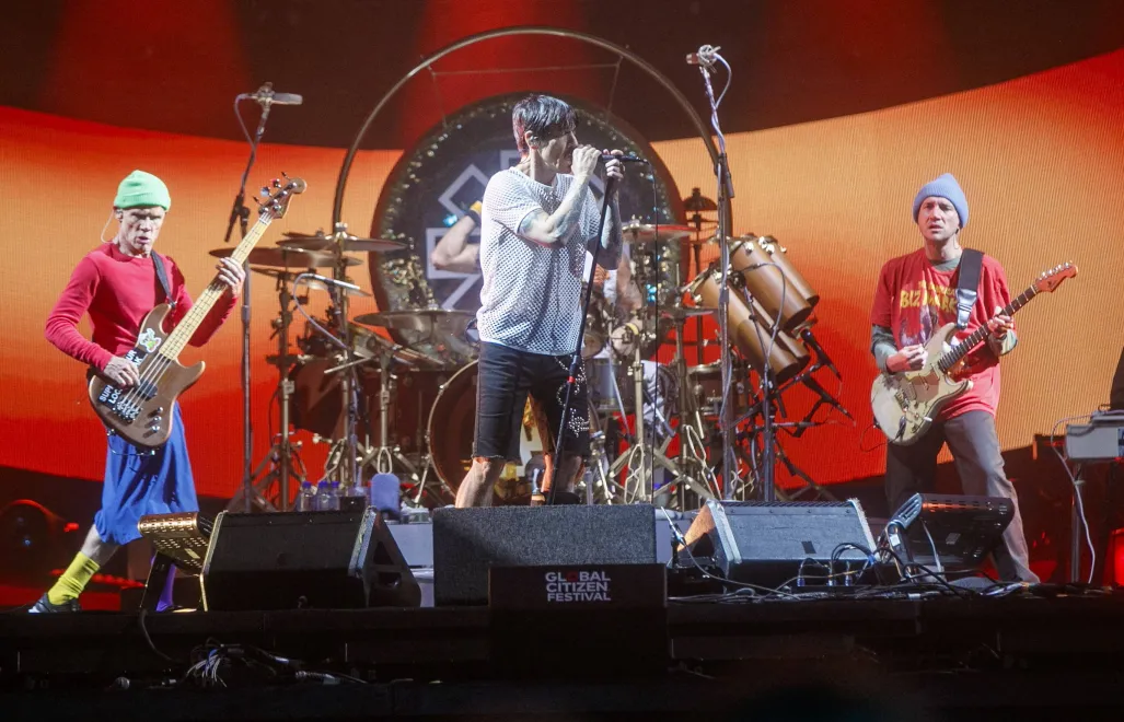 Red Hot Chili Peppers. Fot. PAP/EPA/SARAH YENESEL