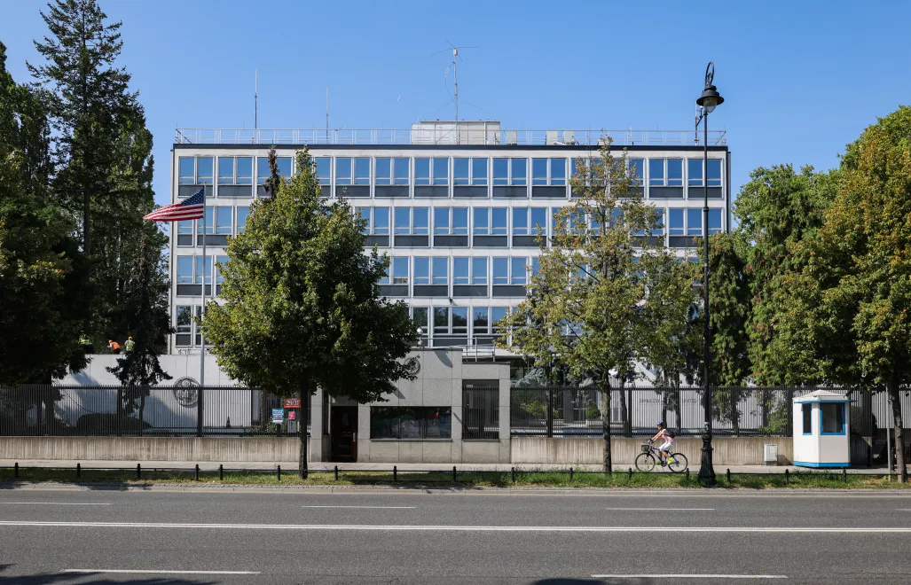Посольство США в Варшаве. Fot. PAP/Albert Zawada