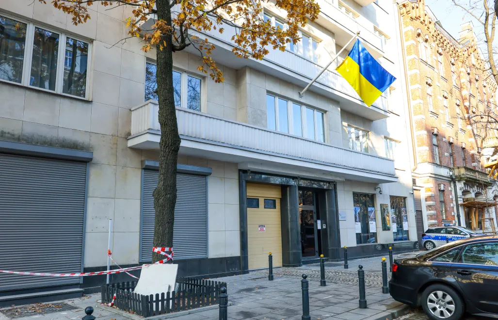 Посольство України в Польщі. Fot. PAP/Albert Zawada