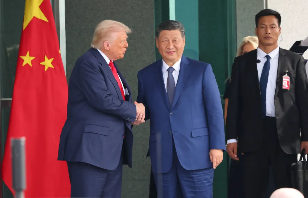 Donald Trump i Xi Jinping, fot. PAP/EPA/YNA/YONHAP