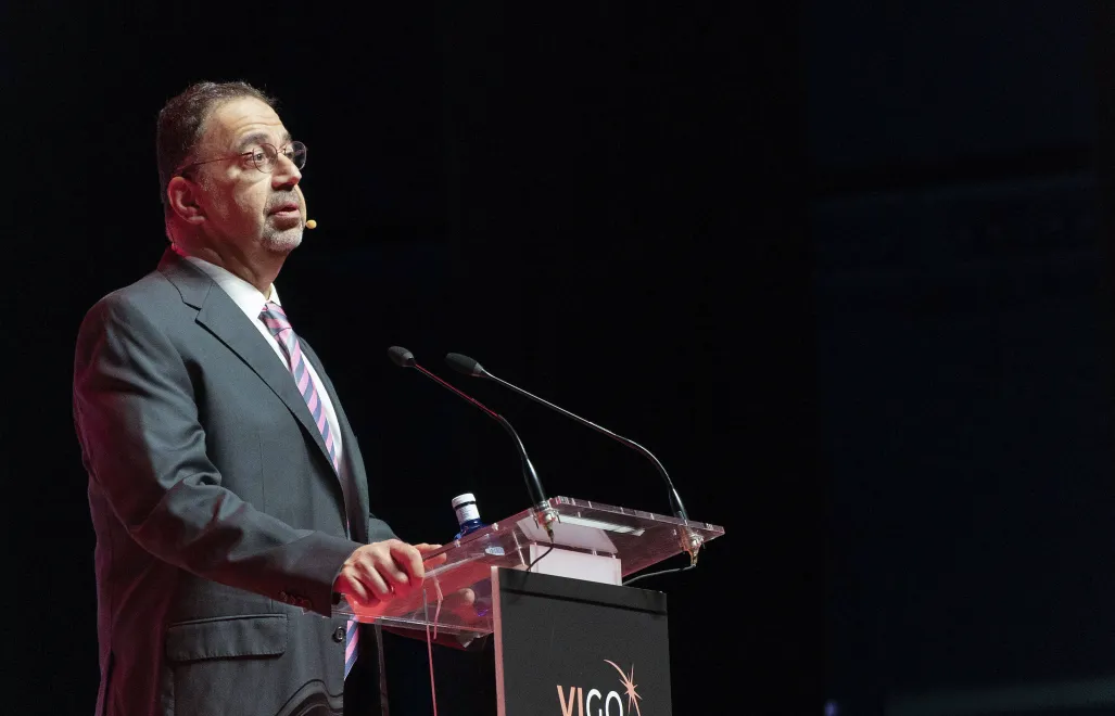 Daron Acemoglu. Fot. PAP/EPA/SALVADOR SAS