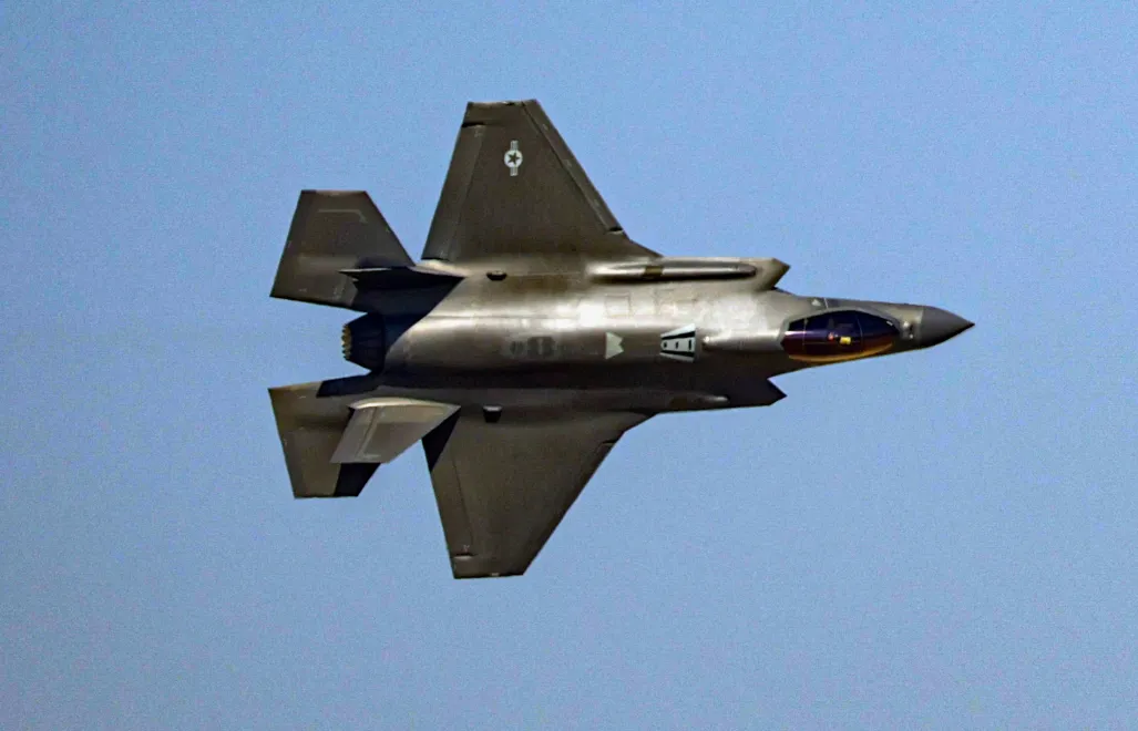 Samolot F-35. Fot. PAP/EPA/ALI HAIDER