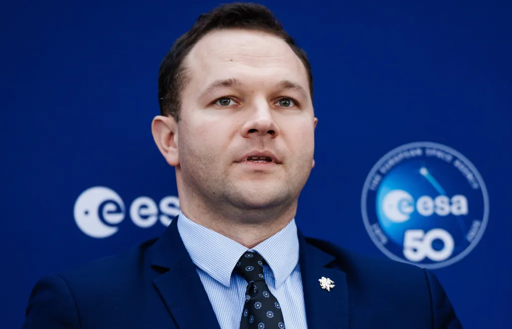 Edvinas Grikszas, litewski minister gospodarki i innowacji Fot. PAP/EPA/CLEMENS BILAN