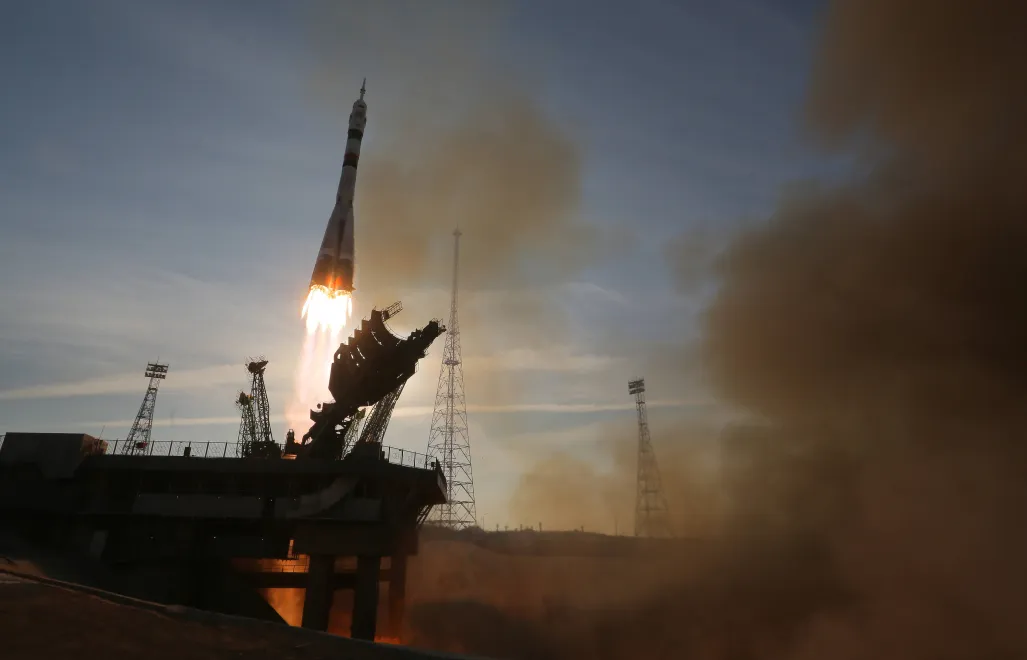 Запуск ракети "Союз-27". Фотоілюстрація. Fot. PAP/EPA/MAXIM SHIPENKOV