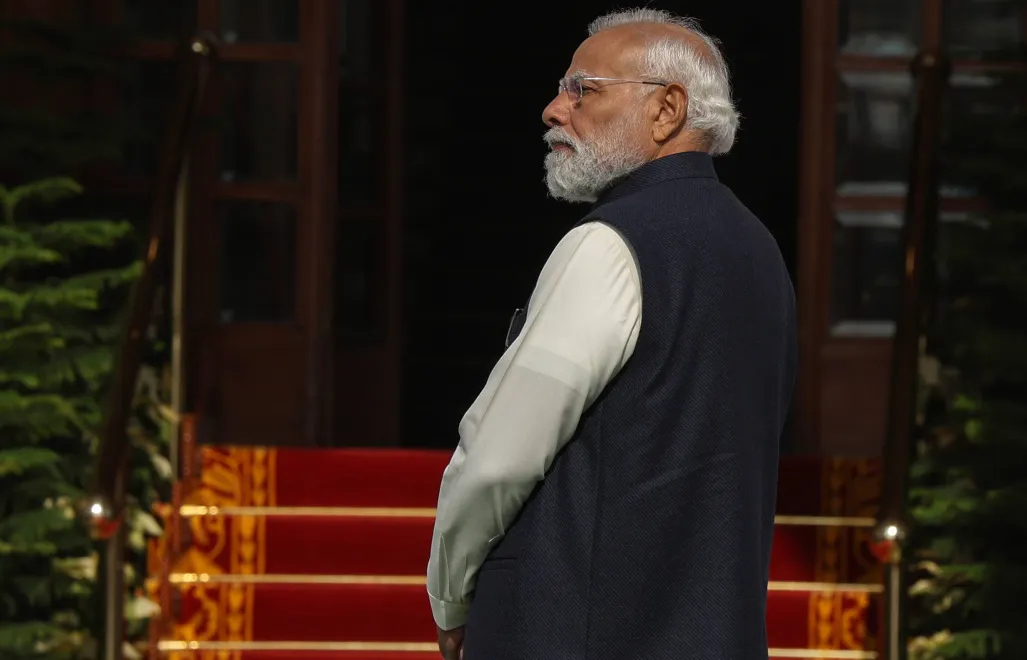 Premier Indii Narendra Modi. Fot. PAP/EPA/RAJAT GUPTA
