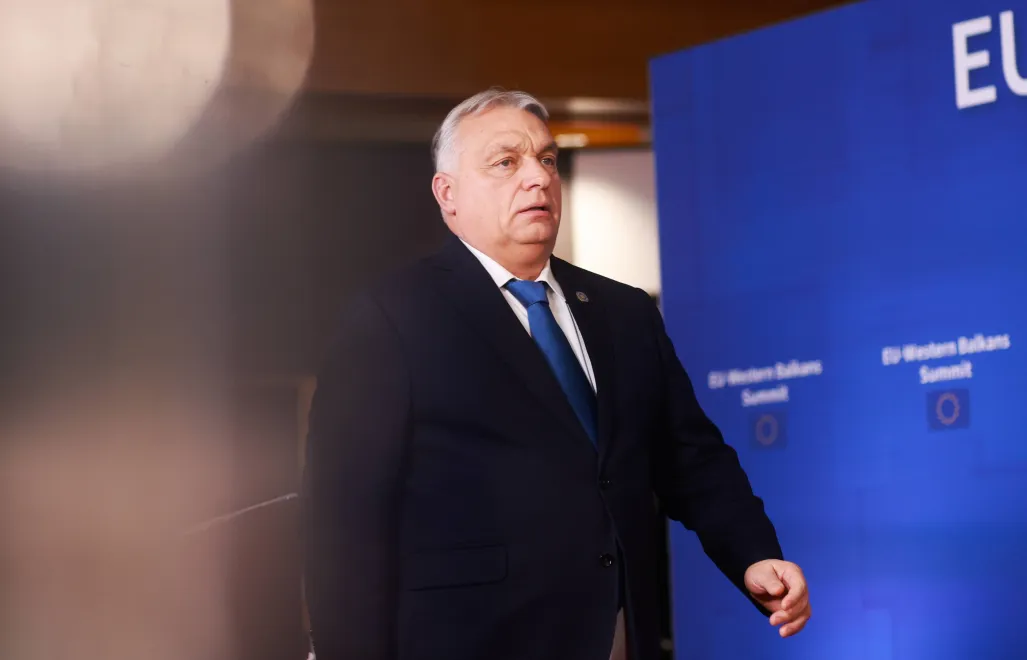Viktor Orban, fot. PAP/EPA/Olivier Hoslet
