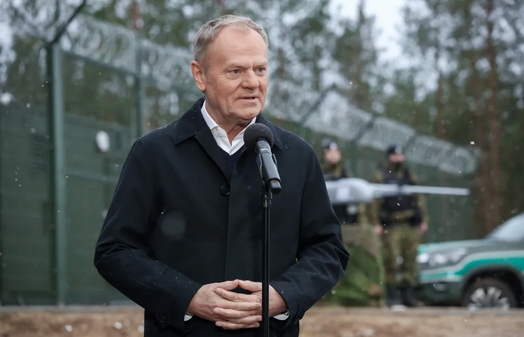 Premier Donald Tusk. Fot. PAP/	Artur Reszko