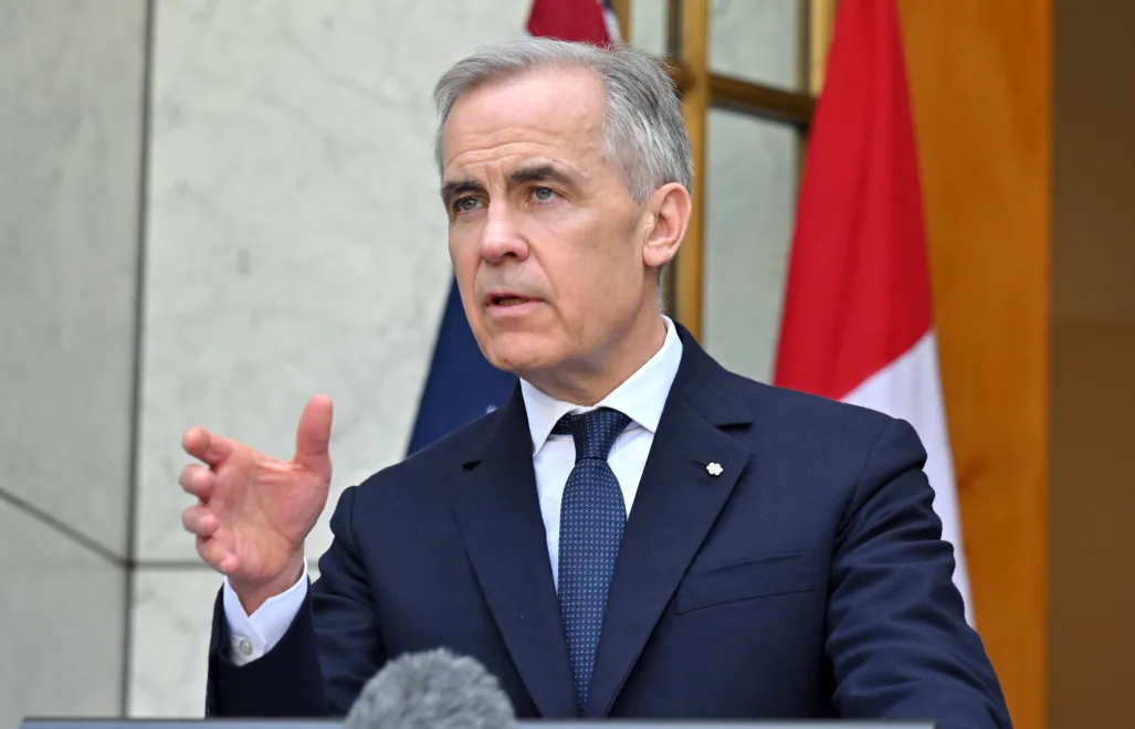 Mark Carney. Fot. PAP/EPA/MICK TSIKAS