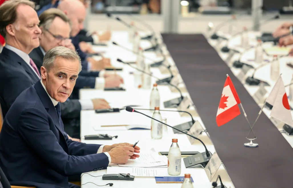 Mark Carney, fot. PAP/EPA/GETTY IMAGES POOL/TAKASHI AOYAMA / POOL