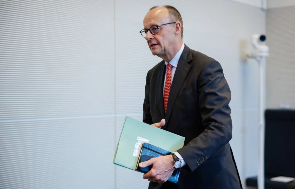 Kanclerz Niemiec Friedrich Merz. Fot. PAP/EPA/CLEMENS BILAN