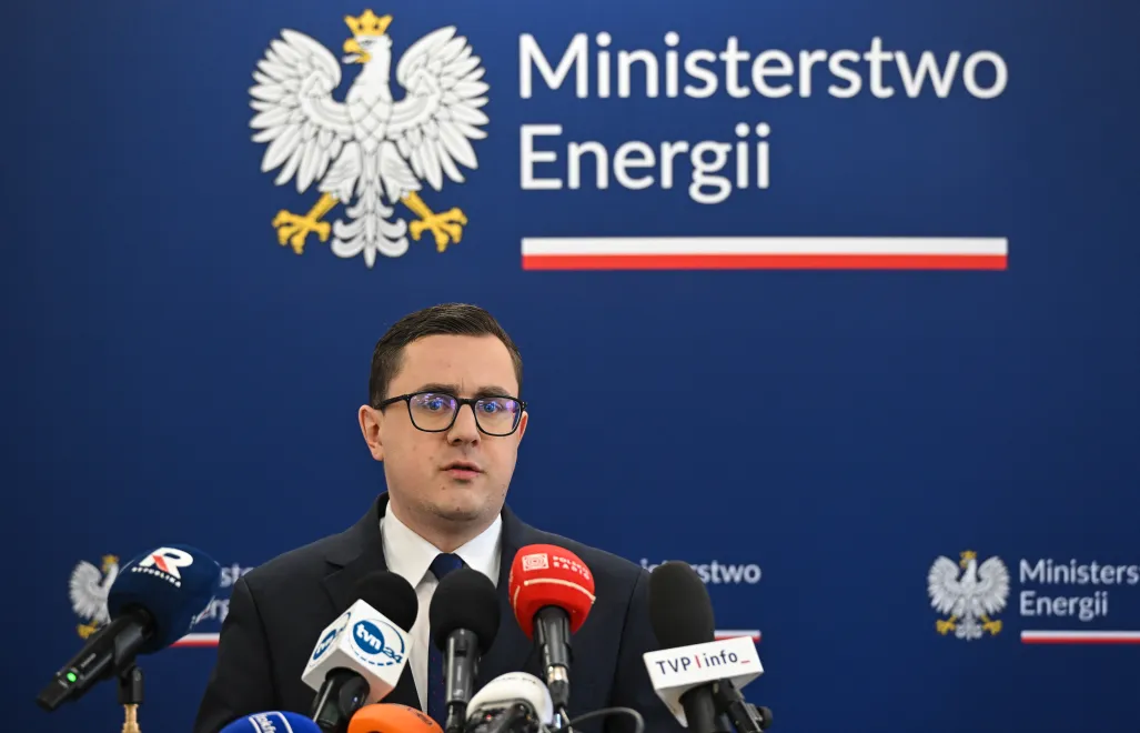 Minister energii Miłosz Motyka. Fot. PAP/	Radek Pietruszka