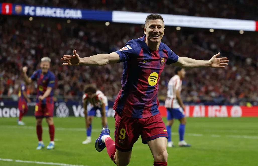 Robert Lewandowski Fot. PAP/EPA/Mariscal