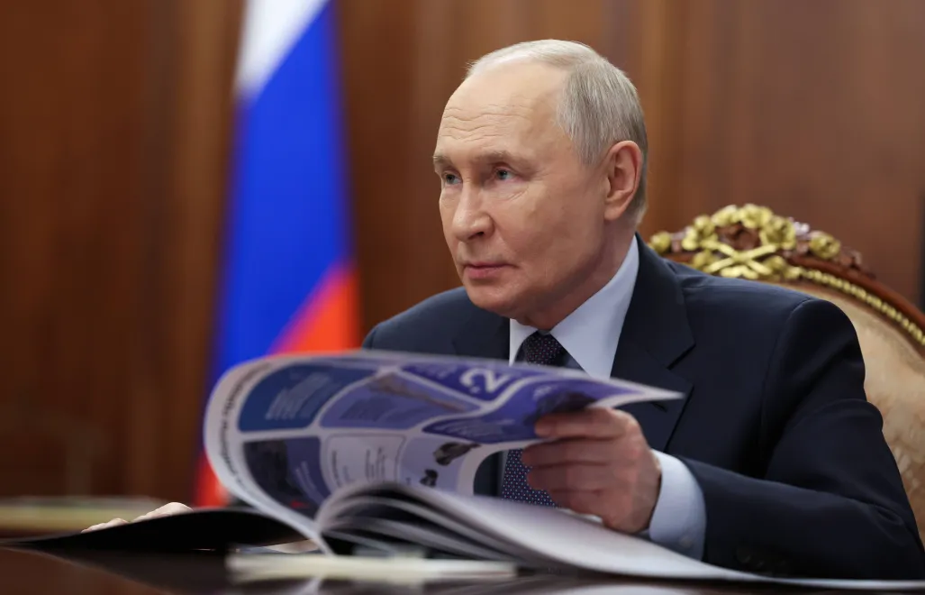 Przywódca Rosji Władimir Putin. Fot. PAP/EPA/ALEXANDER KAZAKOV/SPUTNIK/KREMLIN / POOL MANDATORY