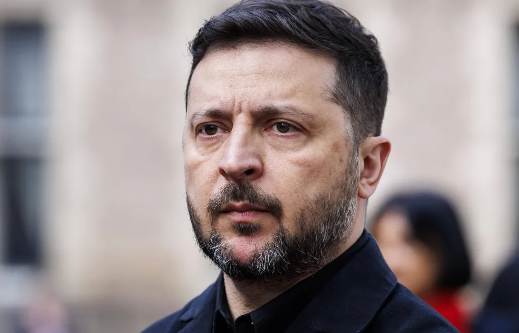 Wołodymyr Zełenski Fot. PAP/EPA/ROBIN VAN LONKHUIJSEN