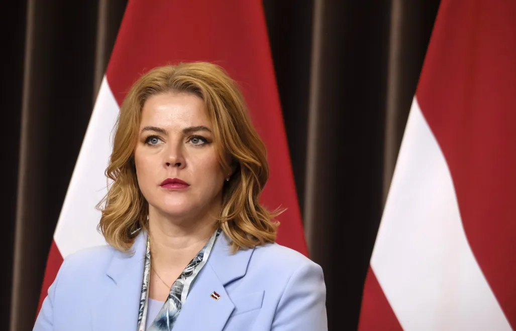 Evika Silina. Fot. PAP/EPA/	VALDA KALNINA