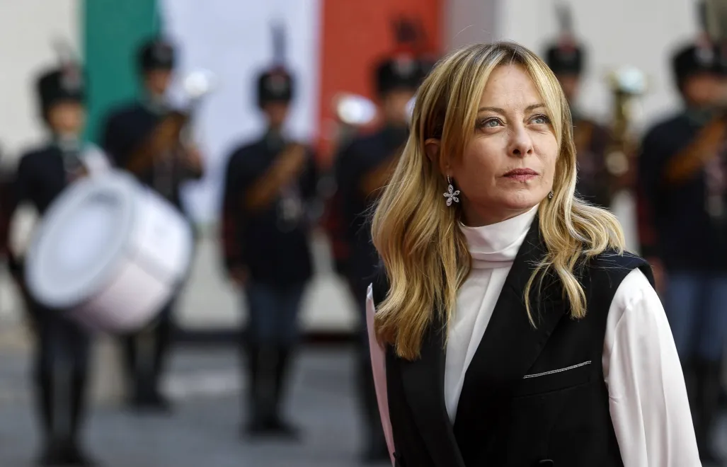 Giorgia Meloni. Fot. PAP/EPA/ANGELO CARCONI