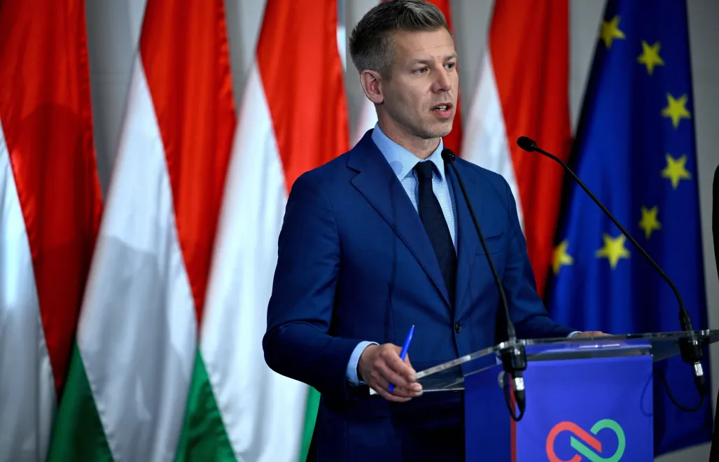 Peter Magyar. Fot. PAP/EPA/ROBERT HEGEDUS 