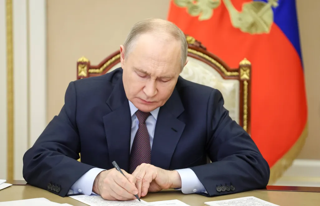 Владимир Путин. Fot. PAP/EPA/ALEXANDER KAZAKOV/SPUTNIK/KREMLIN POOL