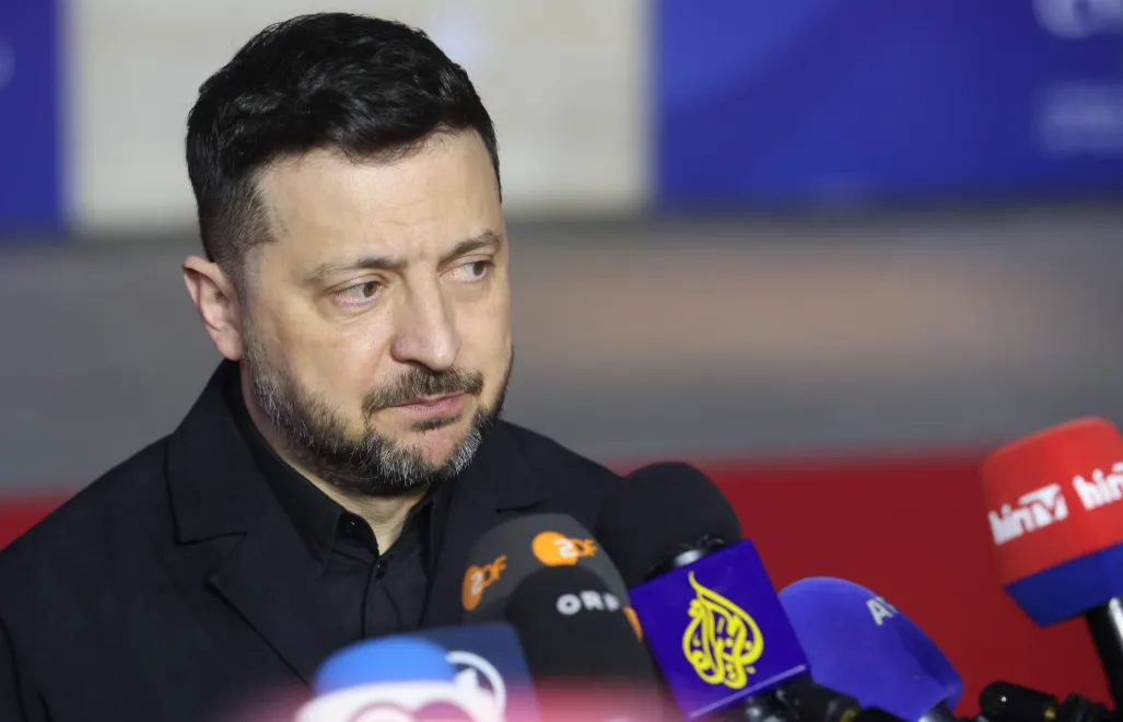 Владимир Зеленский. Fot. PAP/EPA/GEORGE CHRISTOFOROU