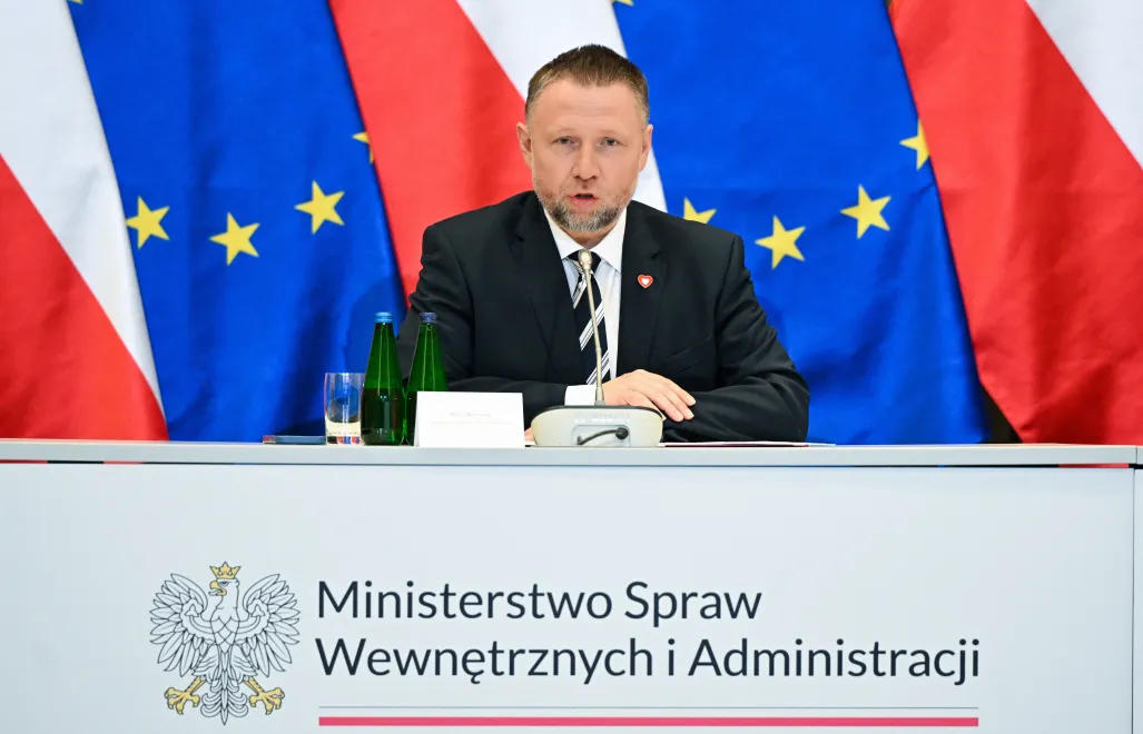 Szef MSWiA Marcin Kierwiński. Fot. PAP/	Radek Pietruszka