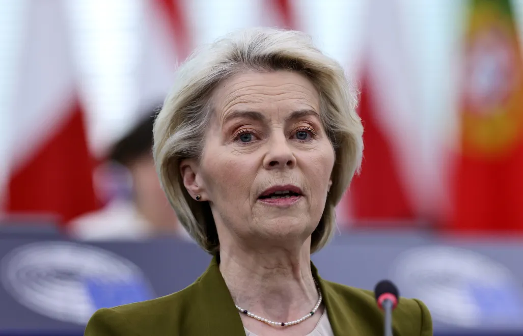 Ursula von der Leyen. Fot. PAP/EPA/RONALD WITTEK 