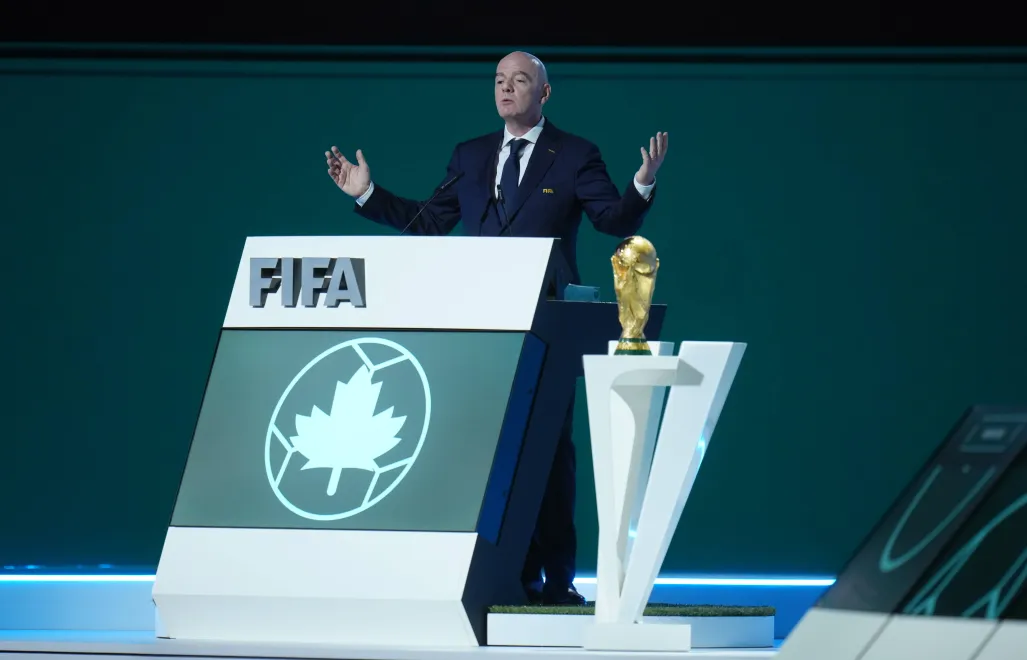 Prezydent FIFA Gianni Infantino. Fot. PAP/EPA/BOB FRID
