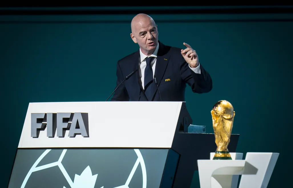 Gianni Infantino, fot. PAP/EPA/BOB FRID