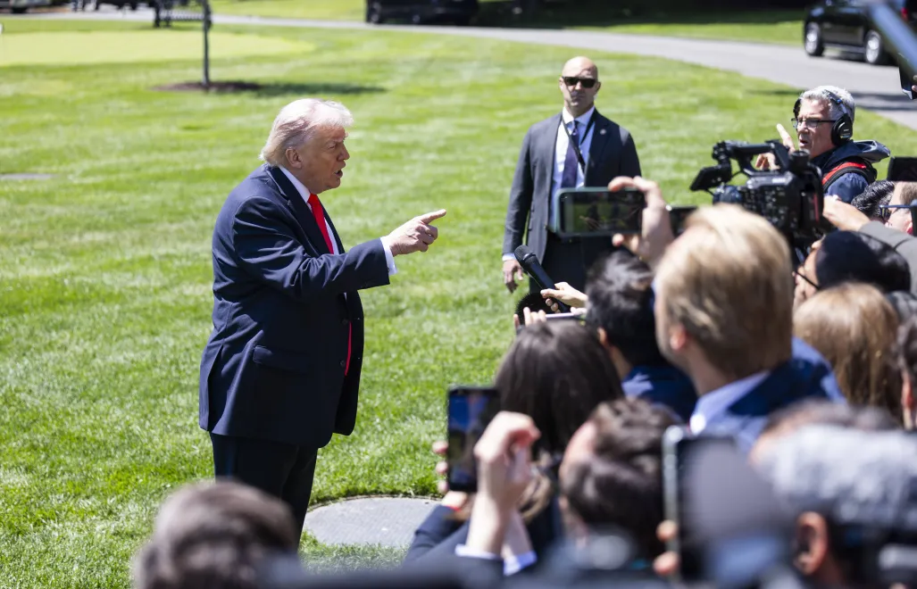 Prezydent USA Donald Trump. Fot. PAP/EPA/JIM LO SCALZO / POOL