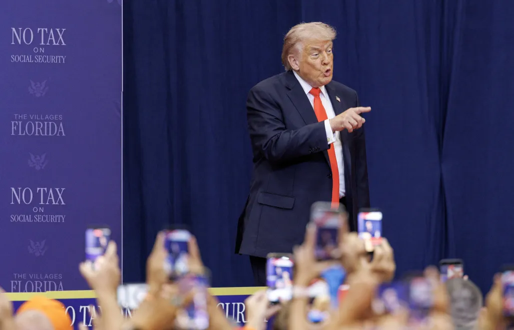 Prezydent USA Donald Trump. Fot. PAP/EPA/CRISTOBAL HERRERA-ULASHKEVICH