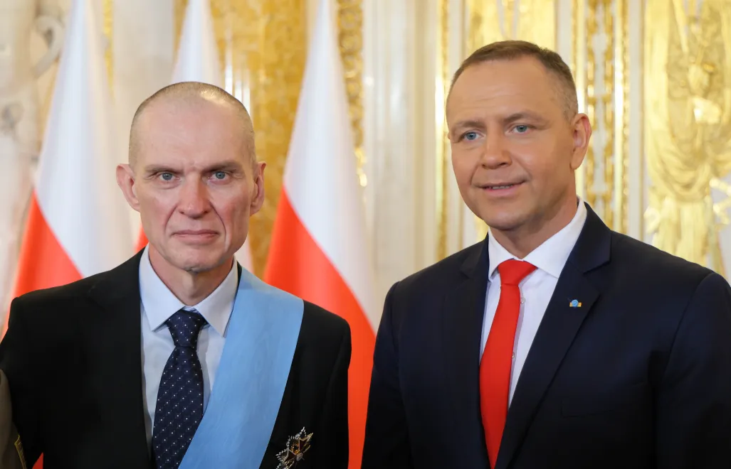 Анджей Почобут і Кароль Навроцький. Fot. PAP/Paweł Supernak