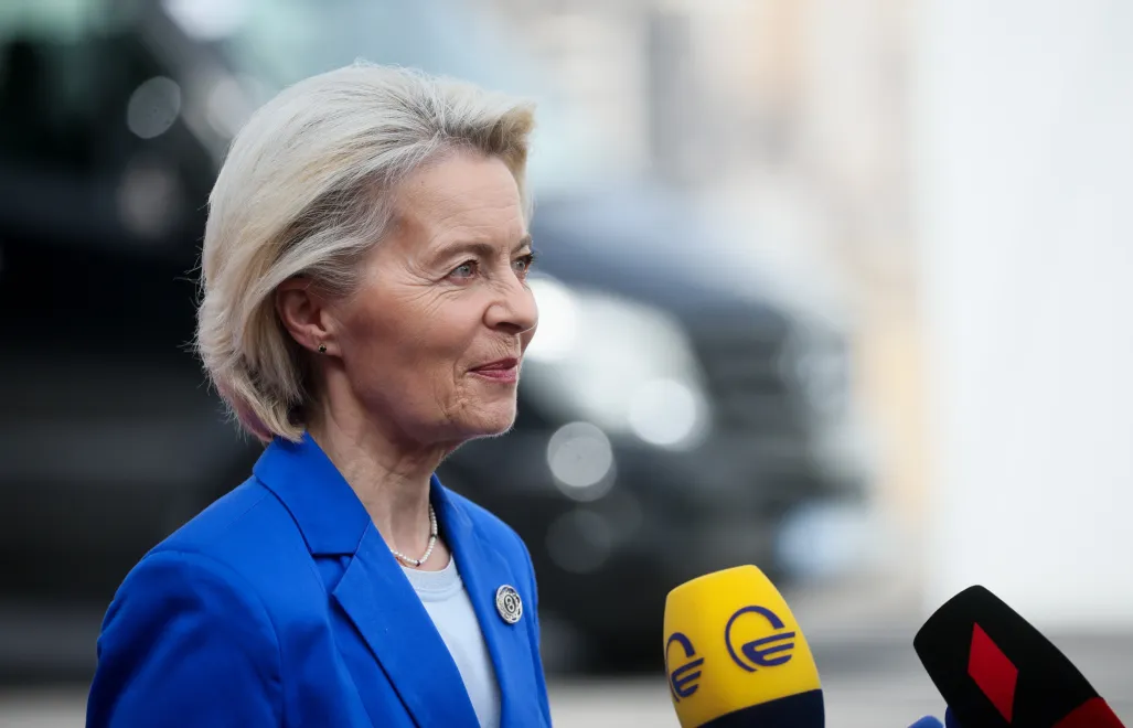 Przewodnicząca Komisji Europejskiej Ursula Von der Leyen. Fot. PAP/Leszek Szymański