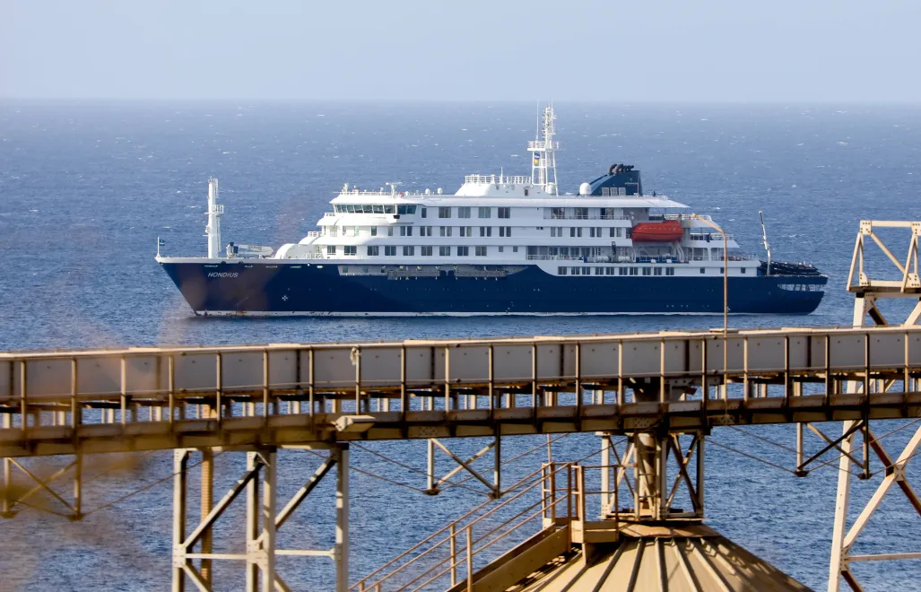  MV Hondius. Fot. PAP/EPA/ELTON MONTEIRO