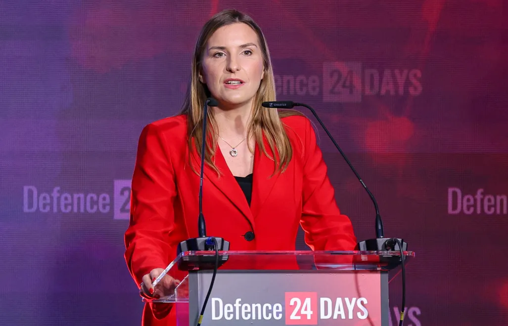 Pełnomocniczka rządu ds. programu SAFE Magdalena Sobkowiak-Czarnecka Fot. PAP/Paweł Supernak