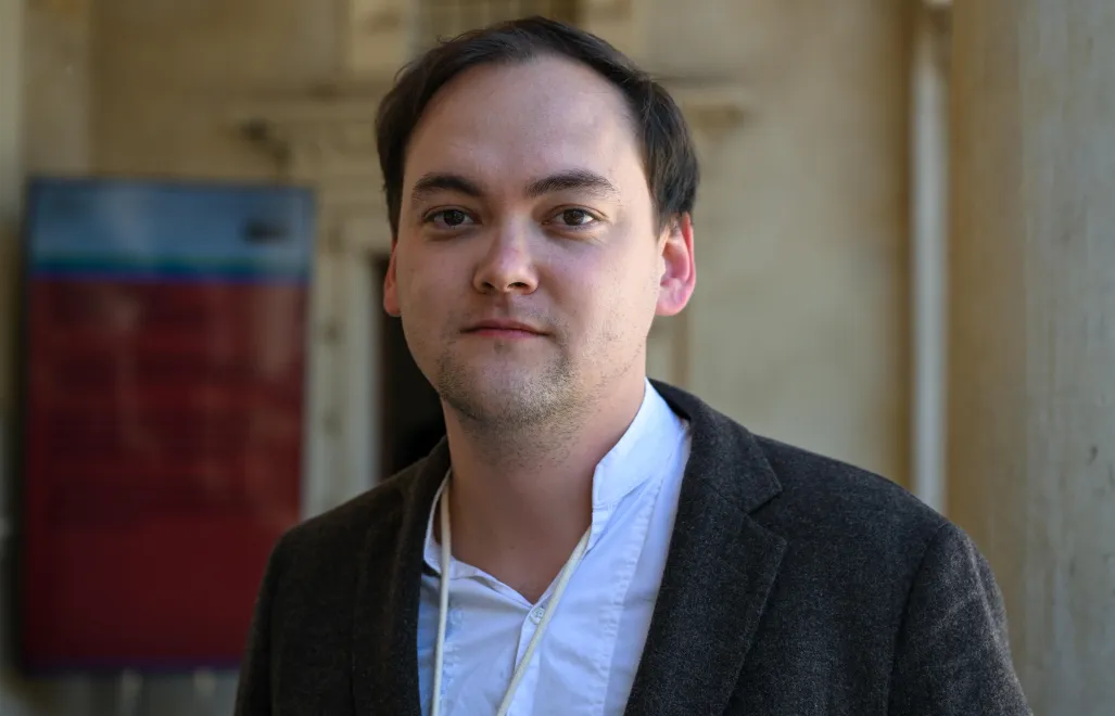 Dr Oleksandr Avramchuk, adiunkt na Wydziale Historii Uniwersytetu Warszawskiego. Fot. PAP/Darek Delmanowicz
