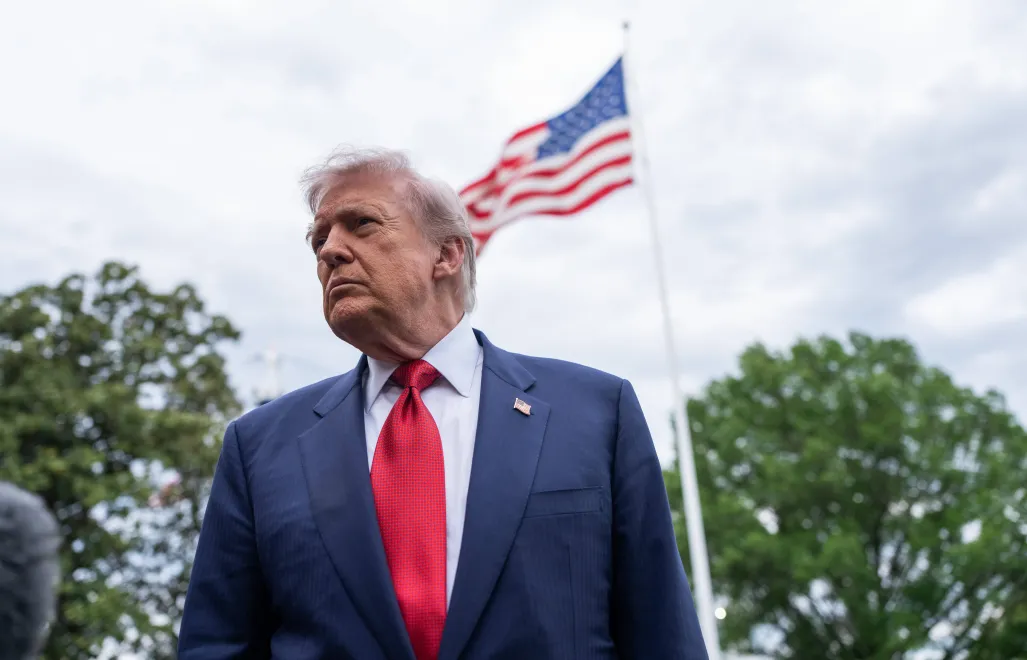 Президент США Дональд Трамп. Fot. PAP/EPA/Aaron Schwartz / POOL
